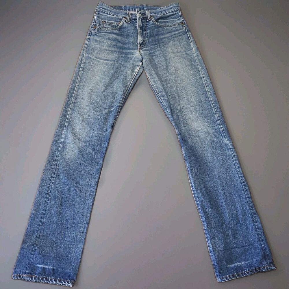Vintage 1975 Levi's 505 Single Stitch Jeans Talon 42 Zip W29 L34 Factory 8...